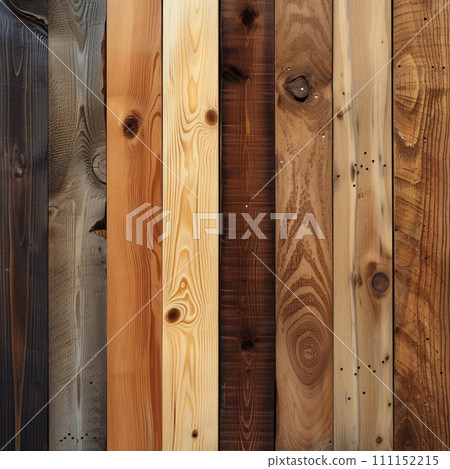 多種顏色和木紋的天然木板 111152215