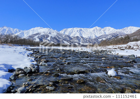 冬天的白馬村 - 從山腳看北阿爾卑斯山 111152461