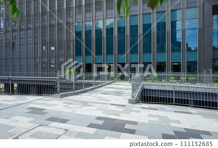 Business center and pedestrian bridge 111152685