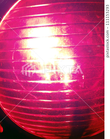 Red Fog Flood Light Close-up 111153293