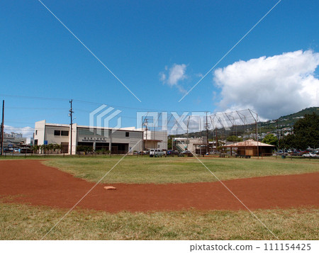 Empty Baseball Field Empty Baseball Field 111154425