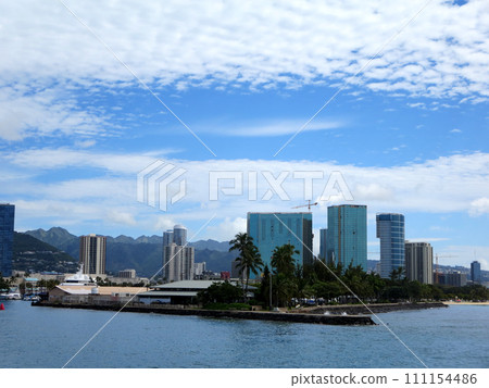 Kewalo Basin point and surrounding condos 111154486