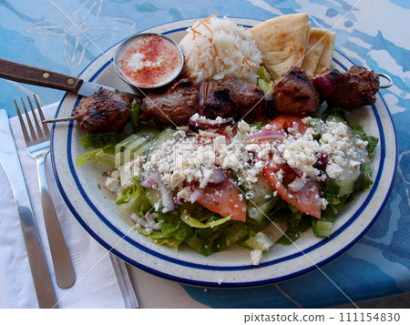 Lamb Kabob Plate Lamb Kabob Plate 111154830
