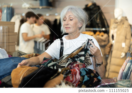 she carefully selects secondhand garment 111155025