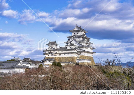 國寶姬路城、大城堡塔樓和石牆，兵庫縣姬路市 111155360