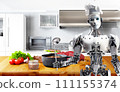 Home cooking robot, housekeeper robot, cooking robot, cooking robot, nutritionist robot 111155374