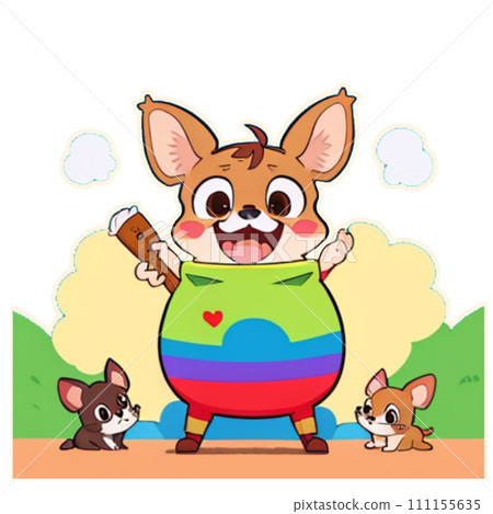 dogs behind the pan dogs behind the pan 111155635