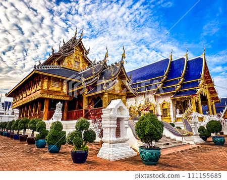 Wat Ban Den in Mae Taeng District, Chiang Mai, Thailand Wat Ban Den in Mae Taeng District, Chiang Mai, Thailand 111155685