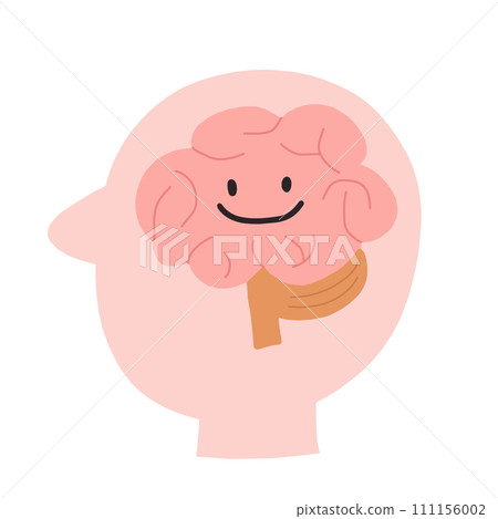 brain character illustration brain character illustration 111156002