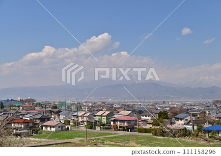 Spring scenery seen from Sakatayama Symbiotic Forest Spring scenery seen from Sakatayama Symbiotic Forest 111158296