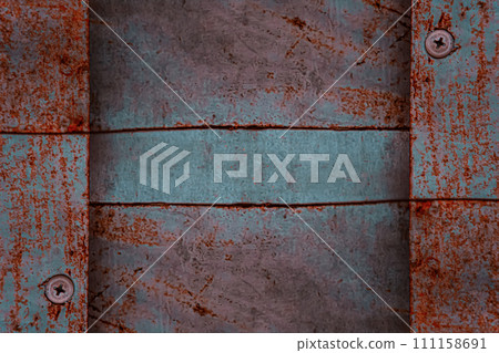 blue metal  rustic texture background 111158691