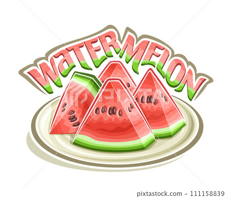 Vector logo for Watermelon 111158839