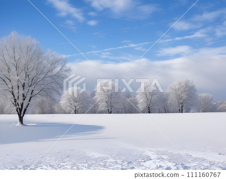trees in winter 111160767