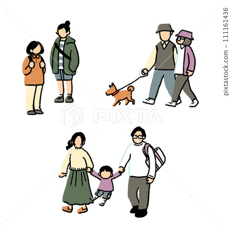 people walking 111161436