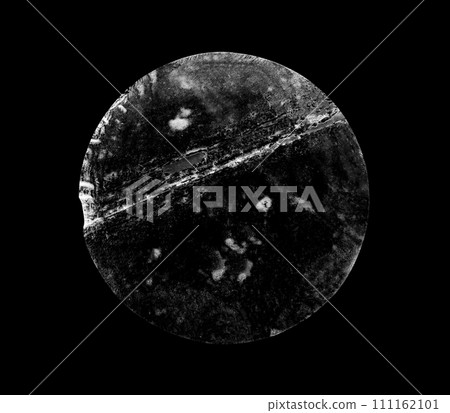 transparent adhesive round plastic sticker label isolated on black background transparent adhesive round plastic sticker label isolated on black background 111162101
