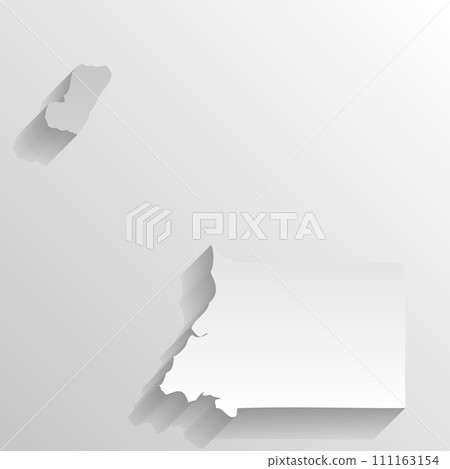 Equatorial Guinea country silhouette. High detailed map. White country silhouette with dropped long shadow on beige background. Equatorial Guinea country silhouette. High detailed map. White country silhouette with dropped long shadow on beige background. 111163154