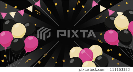 Black Friday banner (2:1)_no text_vector illustration 111163323
