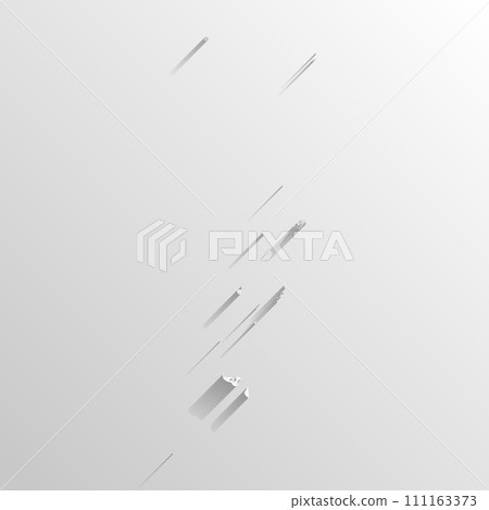 Tonga country silhouette. High detailed map. White country silhouette with dropped long shadow on beige background. 111163373