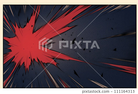 Color abstract cartoon background or children playground banner design element. overlay colorful spotty pattern of geometric shape, line and dot in trendy 111164313