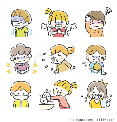 兒童健康狀況及預防圖解 兒童健康狀況及預防圖解 111164552