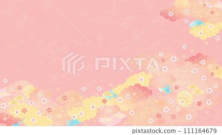 BG素材-櫻花8-3 111164679