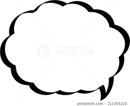 Black and white color speech bubble balloon, icon sticker memo keyword planner text box banner, flat png transparent element design Black and white color speech bubble balloon, icon sticker memo keyword planner text box banner, flat png transparent element design 111165228