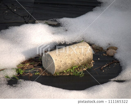 Snow on the field Snow on the field 111165322