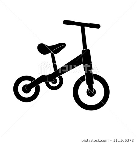 Children's bicycle icon Children's bicycle icon 111166378