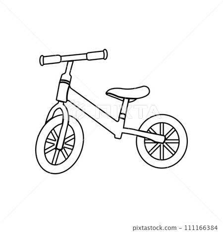 Children's bicycle icon Children's bicycle icon 111166384