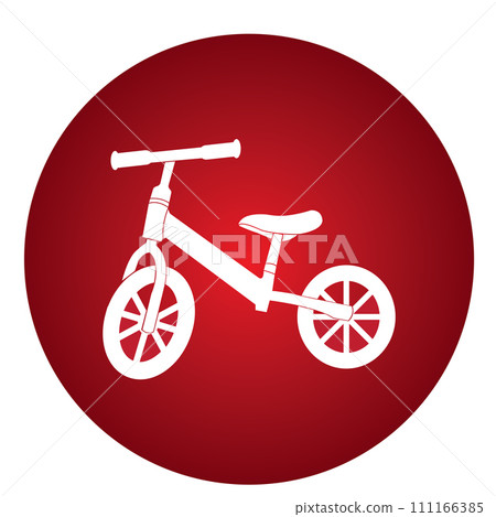 Children's bicycle icon 111166385