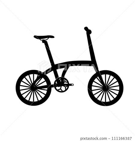 Folding bike icon Folding bike icon 111166387