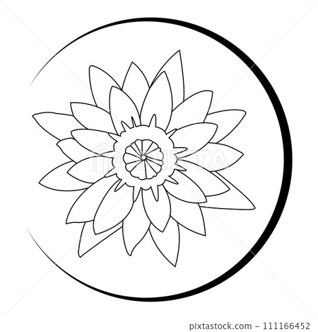 Lotus flower icon 111166452