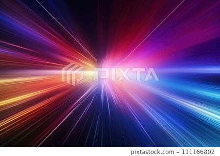 Abstract image of speed motion light on a dark background Abstract image of speed motion light on a dark background 111166802