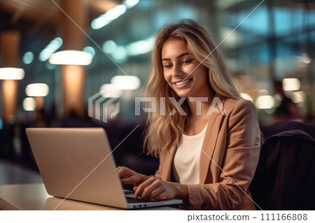 Digital nomad concept, Remote working concept Digital nomad concept, Remote working concept 111166808