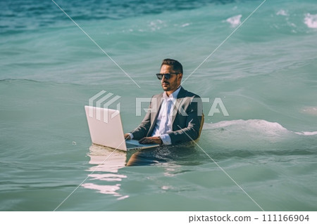 Digital nomad concept, Remote working concept 111166904