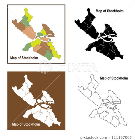 Stockholm map icon 111167005