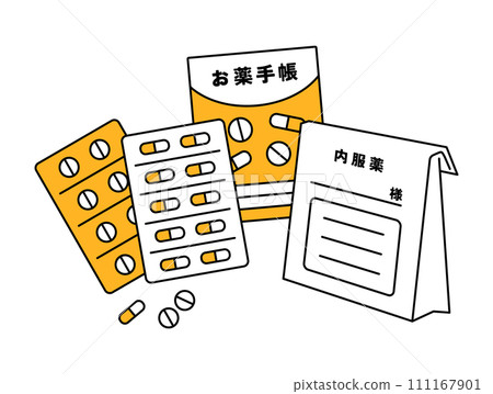 藥品，處方和藥品筆記本 111167901