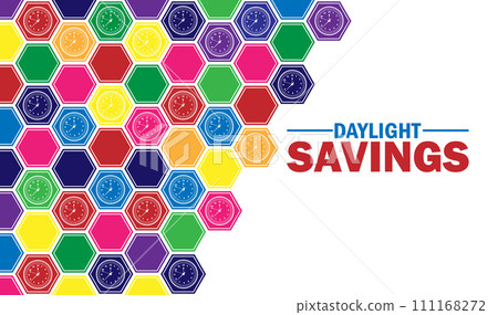 Daylight Savings Vector Illustration 111168272