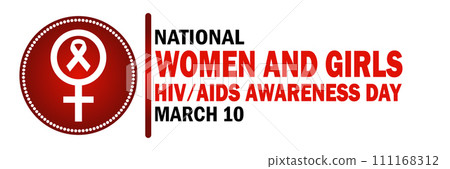 National Women and Girls HIV AIDS Awareness Day Vector Illustration National Women and Girls HIV AIDS Awareness Day Vector Illustration 111168312