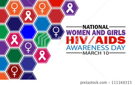 National Women and Girls HIV AIDS Awareness Day Vector illustration National Women and Girls HIV AIDS Awareness Day Vector illustration 111168315