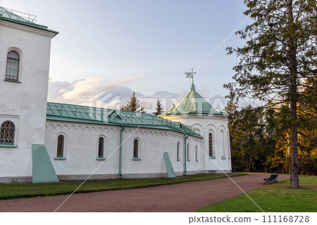 Exterior of Ratnaya Palata in Tsarskoye Selo, Russia 111168728