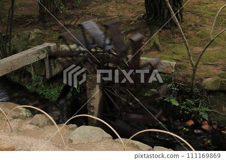 Landscape with a water wheel 111169869