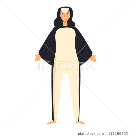 Kigurumi bird icon cartoon vector. Girl costume. Party dress Kigurumi bird icon cartoon vector. Girl costume. Party dress 111169895