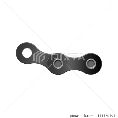 Realistic bicycle chain links. silhouette for bike chain. Cycling line pattern. Motorcycle chain symbol. Chain machine sign. Vector Realistic bicycle chain links. silhouette for bike chain. Cycling line pattern. Motorcycle chain symbol. Chain machine sign. Vector 111170191