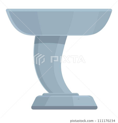 Man silver cufflink icon cartoon vector. Fashion luxury. Modern link 111170234