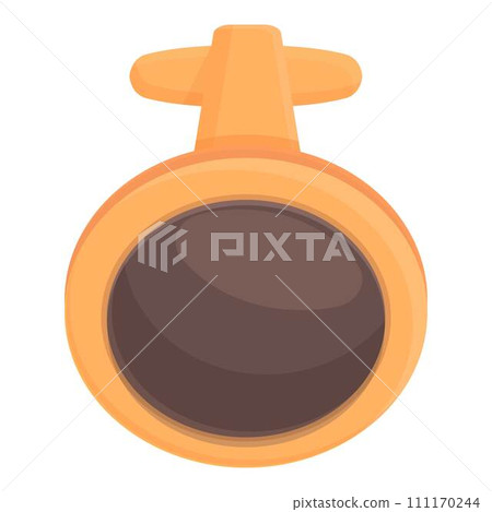 Shirt cufflink icon cartoon vector. Fashion elegance. Business style Shirt cufflink icon cartoon vector. Fashion elegance. Business style 111170244