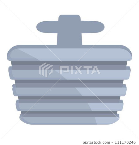 Accessory cufflink icon cartoon vector. Fashion luxury. Elegant modern 111170246