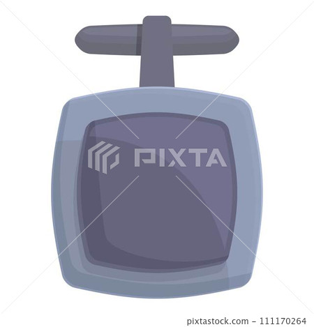 Luxury cufflink icon cartoon vector. Fashion elegance. Silver style Luxury cufflink icon cartoon vector. Fashion elegance. Silver style 111170264