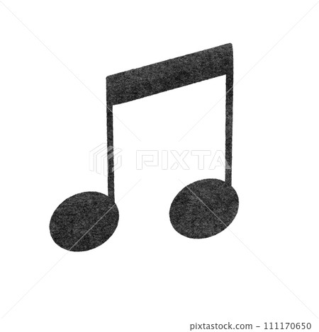 Stamp style musical notes 111170650