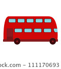 London bus decker icon cartoon vector. England tour. City travel 111170693